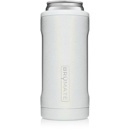 HOPSULATOR SLIM | GLITTER WHITE (12OZ SLIM CANS)