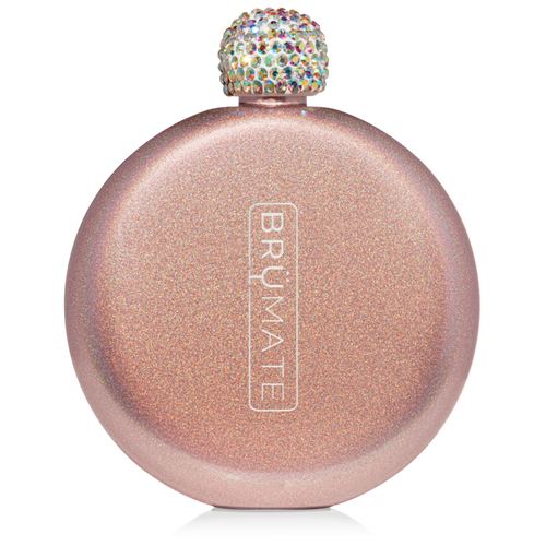 GLITTER FLASK | ROSE GOLD