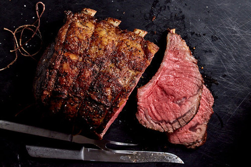 Butcher's Cut Standing Rib Roast 5 Bone - 12.5  lbs - Kosher