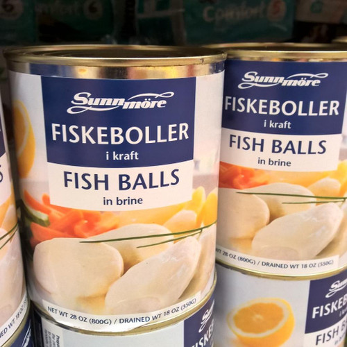 Norwegian Fiskeboller Fish Balls - Case of 12