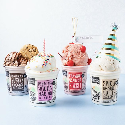 Birthday Party Pack - 4 Pints - Tipsy Scoop