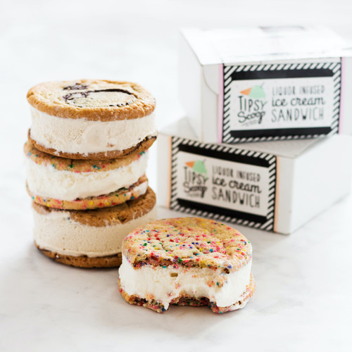 Boozy Ice Cream Sandwich 12 Pack - Tipsy Scoop