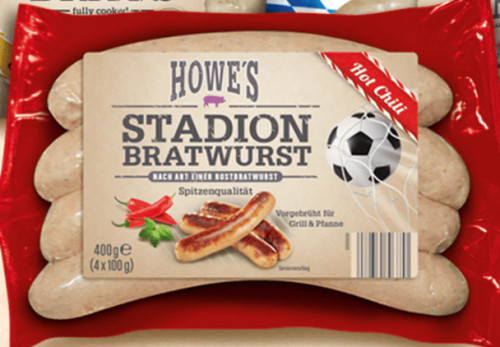 Howe's Bavarian Jalapeno Cheese Bratwurst