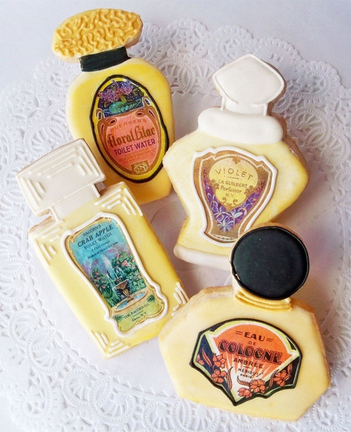 French Perfume Bottle Cookies - One Dozen