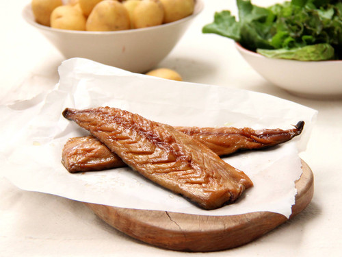 Hot Smoked Wild Caught Mackerel Boneless - 11 oz
