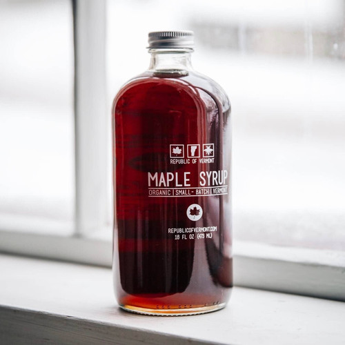 ORGANIC VERMONT MAPLE SYRUP - 16 OZ