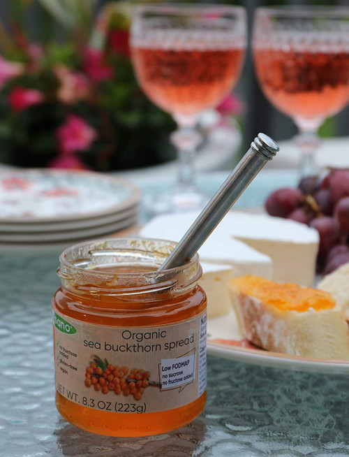 Set of 3 Organic Sea Buckthorn Spread Natural Jam - Gluten Free
