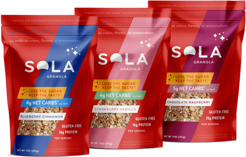 SOLA Granola Berry Fruity 3 Pack