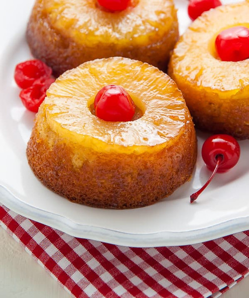 Mini Pineapple Upside Down Cake  - includes 6 (gluten free option)