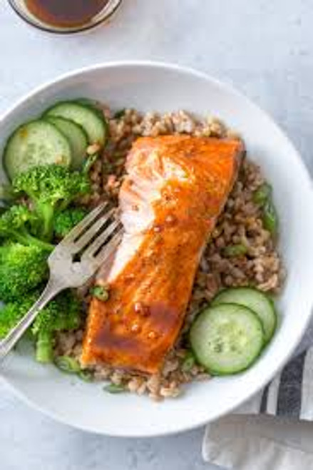Skinless Atlantic Salmon w/ Maple Butter - 1 lb - 2 pcs