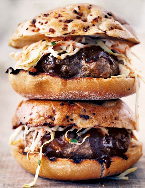 BBQ Pork Burgers - (Free Recipe below)