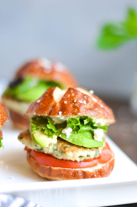 Mary's Chicken Herb Slider - 45 pieces per tray