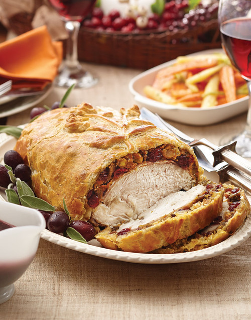Turkey Stuffing Wellington En Croute - Serves 4 - 6