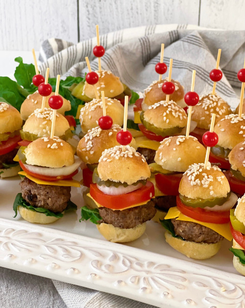 Mini Sesame Seed Hamburger Buns - 300/Case
