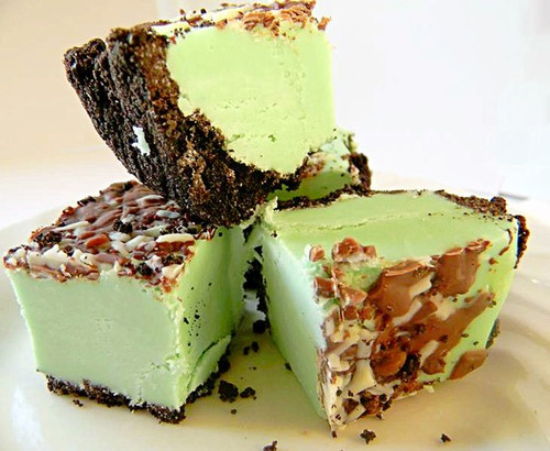 Grasshopper Pie w/Oreo Crust Fudge - One Dozen (OVER 1 Pound)