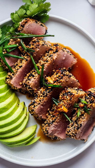 Sesame Crusted Ahi Grade Tuna - 2 lb