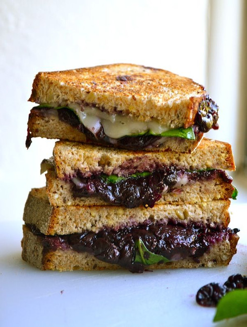 BLUEBERRY BALSAMIC GRILLED CHEESE - (Free Recipe below)