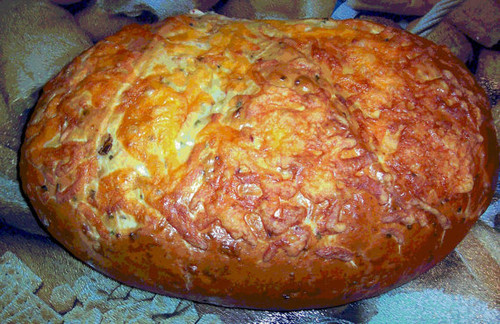 Bacon Cheddar Chives Bread