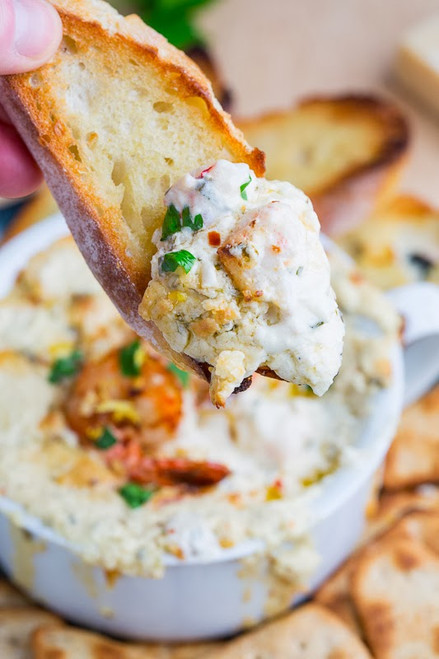 Baked Shrimp Scampi Dip - (Free Recipe below)