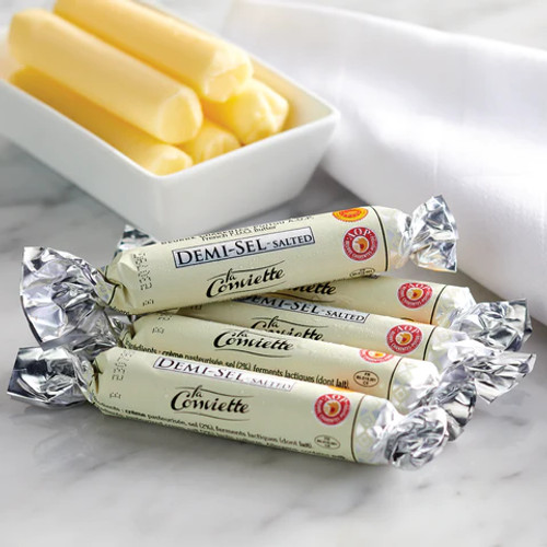 La Conviette Mini French Butter Roll, Salted - 80/Case La Conviette Mini French Butter Roll, Salted - 80/Case