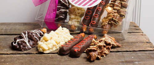 Savory Chocolate Candy Pretzel Sampler