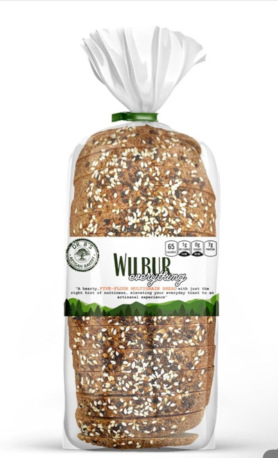 Dr. B's Multigrain Everything Bread, 1g Net Carbs & 7g Protein, Low Calorie, Vegan, Sugar Free, Fresh, Sliced, Keto & Low Carb Bread Loaf, 16 oz - Pack of 2 Dr. B's Multigrain Everything Bread, 1g Net Carbs & 7g Protein, Low Calorie, Vegan, Sugar Free, Fresh, Sliced, Keto & Low Carb Bread Loaf, 16 oz - Pack of 2
