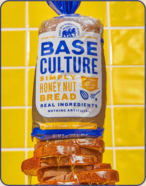 Base Culture Gluten Free Simply Honey Nut Paleo Bread - 2 Pack Base Culture Gluten Free Simply Honey Nut Paleo Bread - 2 Pack
