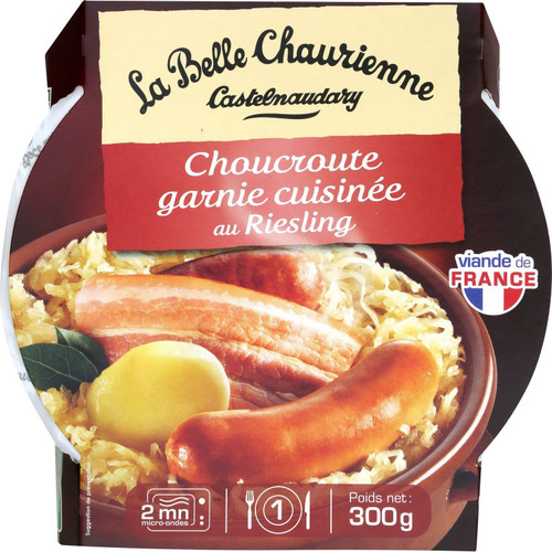 La Belle Chaurienne Choucroute Garnie, 300g - Pack of 6