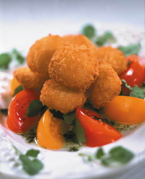 Gourmet Large Breaded Sea Scallops - 2.5 lb - 6/Case