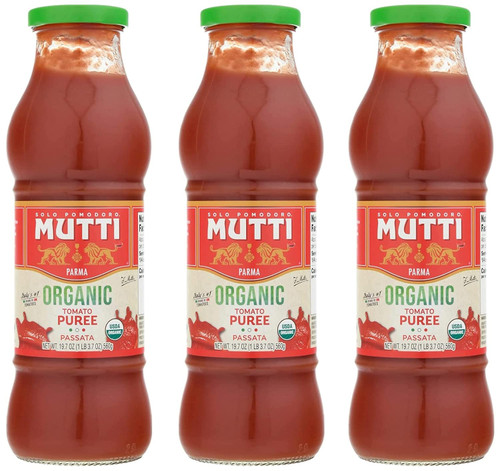 Mutti  Italian Organic Tomato Purée Passata, 19.7 oz - Pack of 3