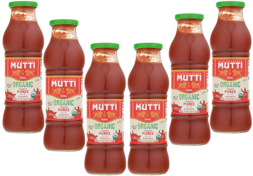 Mutti  Italian Organic Tomato Purée Passata, 19.7 oz - Pack of 6