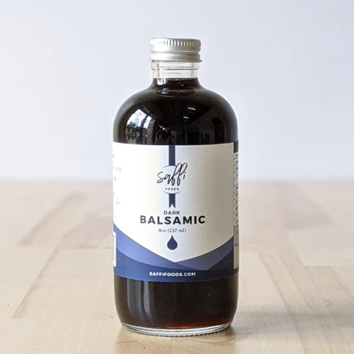 Dark Balsamic Vinegar | Barrel-Aged Pedro Ximénez Grapes from Jerez Spain | Organic, Raw & Unpasteurized, 8 oz