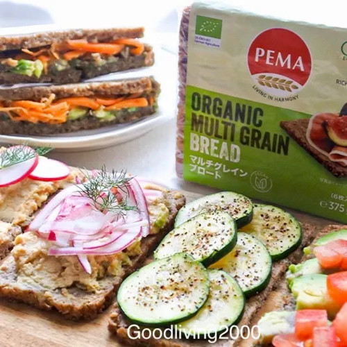 PEMA Organic Multigrain Bread, German Bread, 375g - Pack of 12