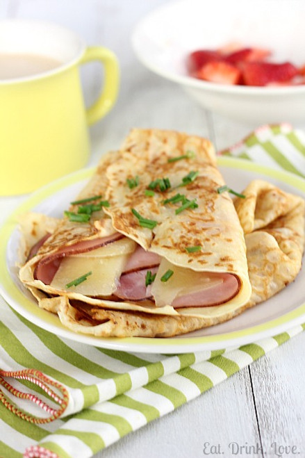 Ham and Gruyère Crêpes - (Free Recipe below)