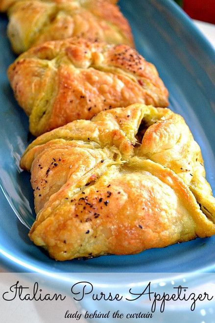 Italian Pepper, Cheese Purse - (Free Recipe below)