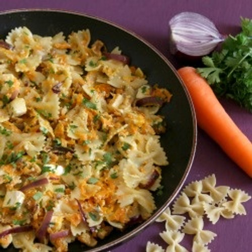 Creamy Brie and Carrot Pasta - (Free Recipe below)