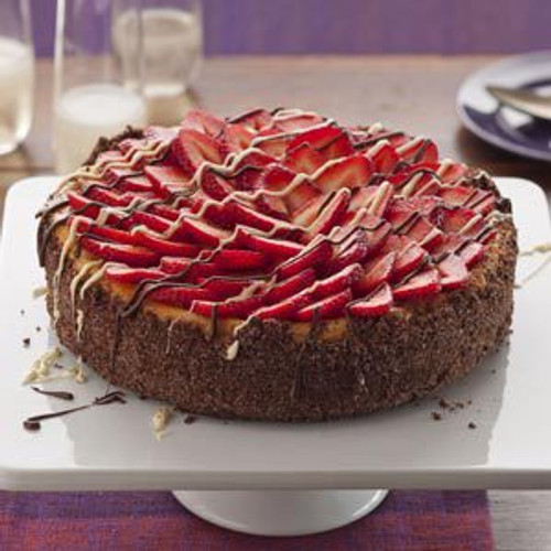 Strawberries and Champagne Cheesecake Strawberries and Champagne Cheesecake