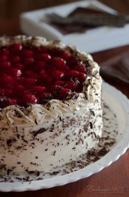 Black Forest Cheesecake Cake - (Free Recipe below)