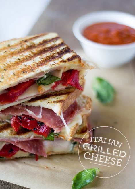 Italian Grilled Cheese Sandwich - (Free Recipe below)