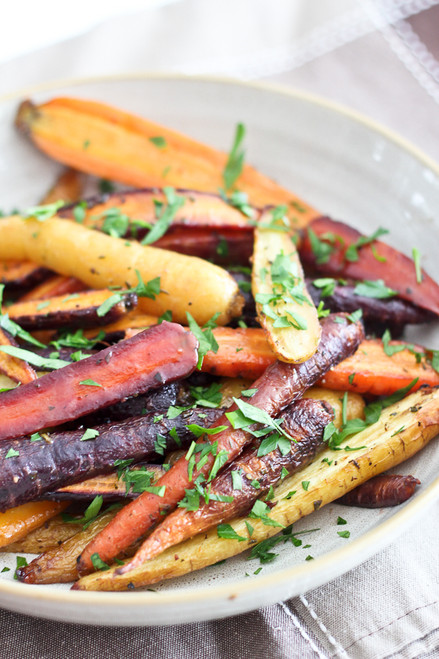 Honey Mustard Glazed Carrots - (Free Recipe below)