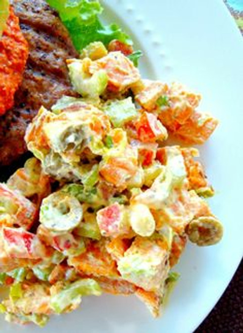 Yam Potato Salad - (Free Recipe below)