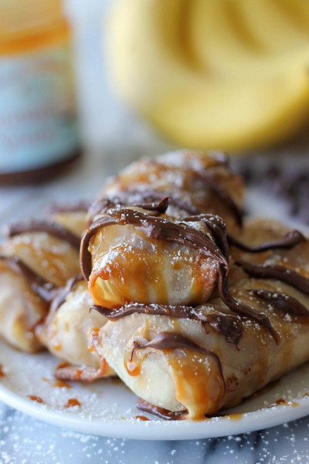 Chocolate and Banana Lumpia Turòn - (Free Recipe below)