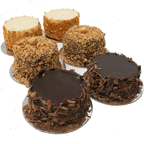 Flourless Mini Cake Samples - Six Included