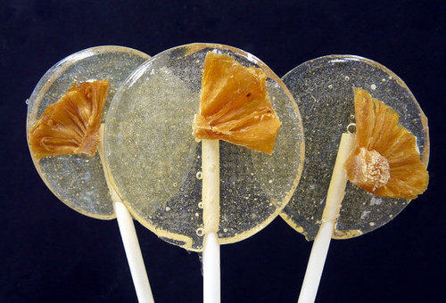 Brown Derby Pineapple Honey Bourbon Lollipops - Seven Included