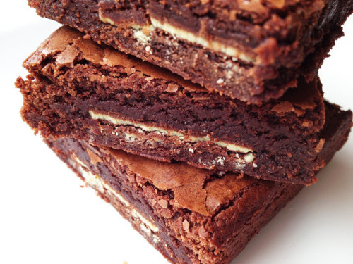 Chocolate Mint Gourmet Brownies - One Dozen