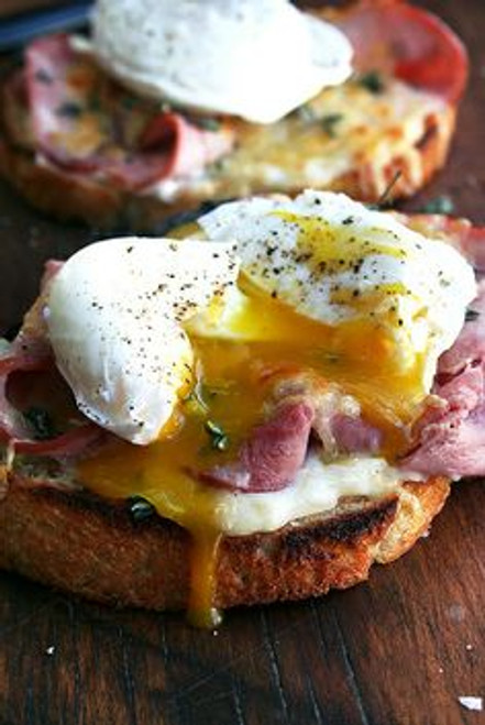 Croque Monsieur with Poached Eggs - (Free Recipe below)