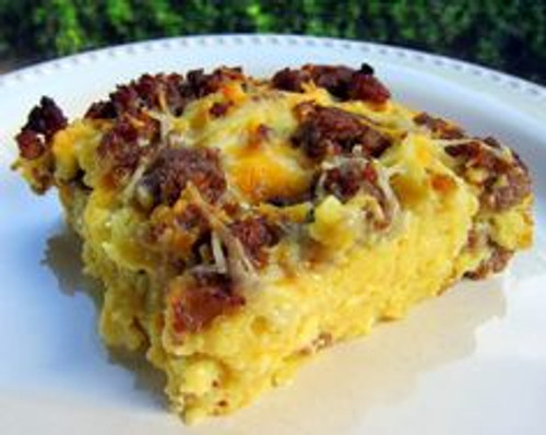 Maple Sausage and Waffle Casserole - (Free Recipe below)