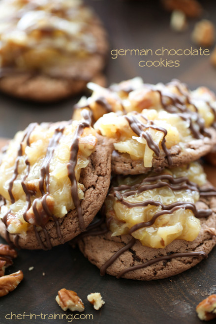 German Chocolate Cookies - (Free Recipe below)