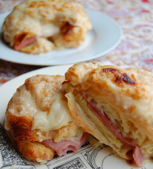 TOWN & COUNTRY SANDWICH Gruyere, Ham and Coca Cola Croissant - (Free Recipe below)