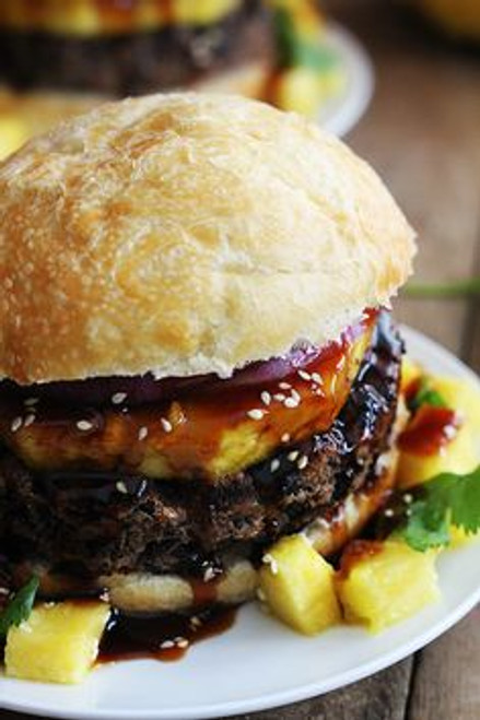 Black Bean Teriyaki Burger - (Free Recipe below) 